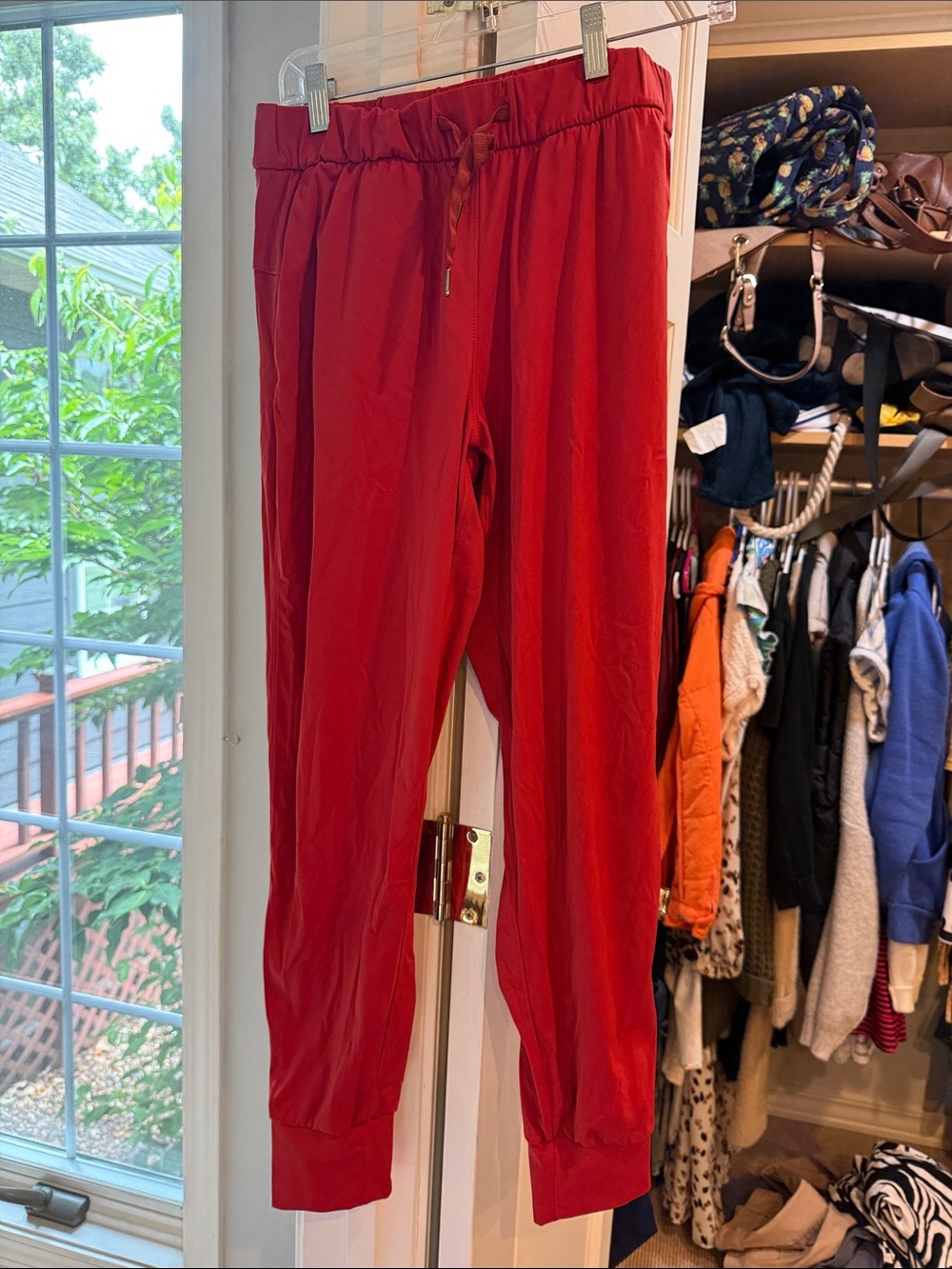 Amazon Red Track Pants Joggers